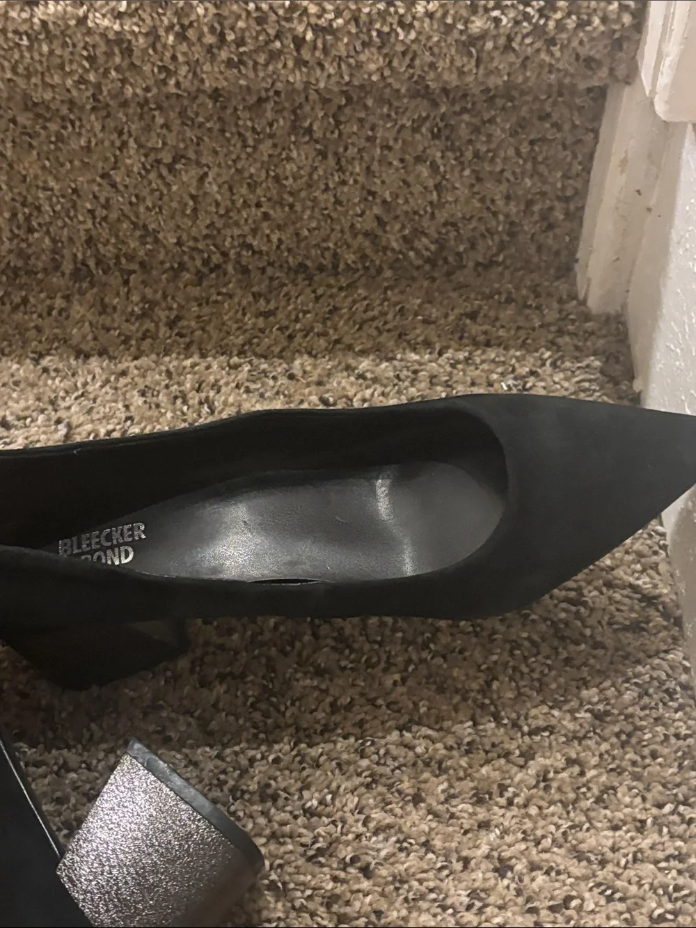 Bleecker & Bond Black Pointed Toe Pumps